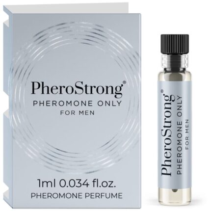 PHEROSTRONG - PERFUME CON FEROMONAS ONLY PARA HOMBRE 1 ML - sexbliss - Foto 1