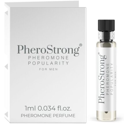 PHEROSTRONG - PERFUME CON FEROMONAS POPULARITY PARA HOMBRE 1 ML - sexbliss - Foto 1