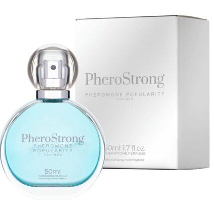 PHEROSTRONG - PERFUME CON FEROMONAS POPULARITY PARA HOMBRE 50 ML - sexbliss - Foto 1