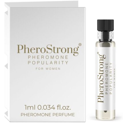 PHEROSTRONG - PERFUME CON FEROMONAS POPULARITY PARA MUJER 1 ML - sexbliss - Foto 1
