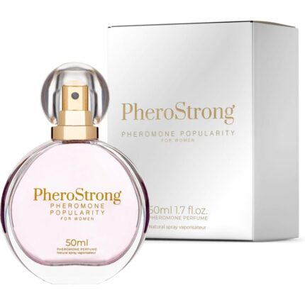 PHEROSTRONG - PERFUME CON FEROMONAS POPULARITY PARA MUJER 50 ML - sexbliss - Foto 1