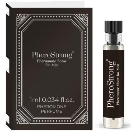 PHEROSTRONG - PERFUME CON FEROMONAS SHOW PARA HOMBRE 1 ML - sexbliss - Foto 1