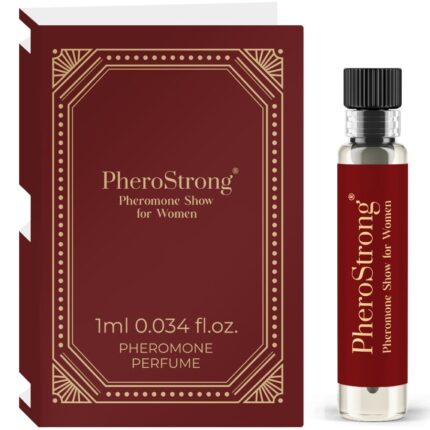 PHEROSTRONG - PERFUME CON FEROMONAS SHOW PARA MUJER 1 ML - sexbliss - Foto 1
