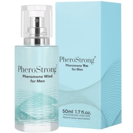 PHEROSTRONG - PERFUME CON FEROMONAS WIND PARA HOMBRE 50 ML - sexbliss - Foto 1