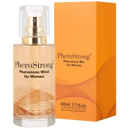 PHEROSTRONG - PERFUME CON FEROMONAS WIND PARA MUJER 50 ML - sexbliss - Foto 1