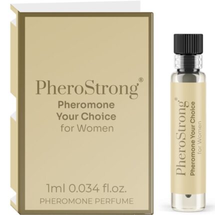 PHEROSTRONG - PERFUME CON FEROMONAS YOUR CHOICE PARA MUJER 1 ML - sexbliss - Foto 1