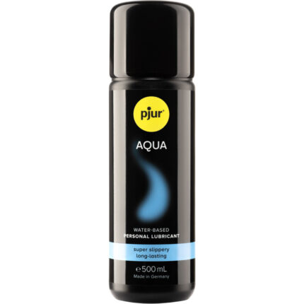 PJUR - AQUA LUBRICANTE BASE AGUA 500 ML - sexbliss - Foto 1