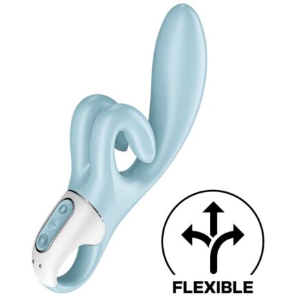 SATISFYER - TOUCH ME VIBRADOR RABBIT AZUL - sexbliss - Foto 1
