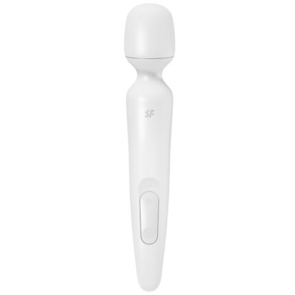 SATISFYER - WAND ERLAND MASAJEADOR VIBRADOR BLANCO - sexbliss - Foto 1