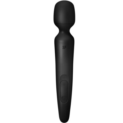 SATISFYER - WAND ERLAND MASAJEADOR VIBRADOR NEGRO - sexbliss - Foto 1