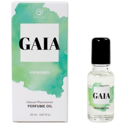 SECRETPLAY - GAIA PERFUME NATURAL FEROMONAS EN ACEITE PARA MUJER 20 ML - sexbliss - Foto 1