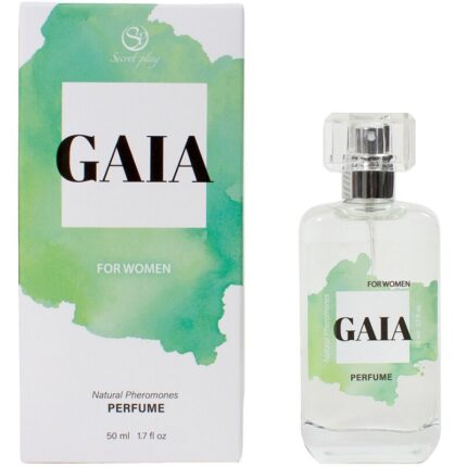 SECRETPLAY - GAIA PERFUME NATURAL FEROMONAS SPRAY PARA MUJER 50 ML - sexbliss - Foto 1