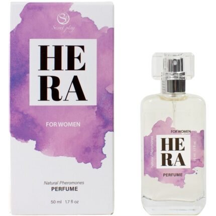 SECRETPLAY - HERA PERFUME NATURAL FEROMONAS SPRAY PARA MUJER 50 ML - sexbliss - Foto 1