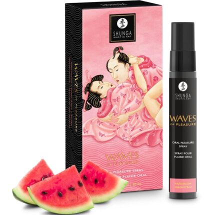 SHUNGA - WAVES PLEASURE SPRAY ORAL SEDUCTOR SANDÍA 20 ML - sexbliss - Foto 1
