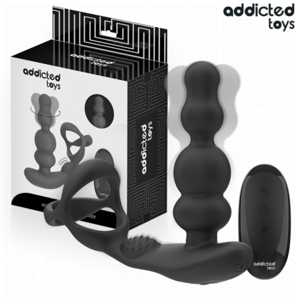 ADDICTED TOYS - MASAJEADOR PROSTÁTICO ROTATORIO CONTROL REMOTO - sexbliss - Foto 1