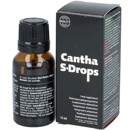Cantha S-Drops – Complemento alimenticio con L-Arginina y Vitamina C - sexbliss - Foto 1