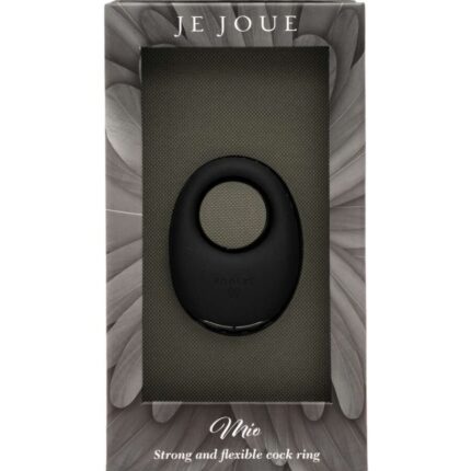 JE JOUE - MIO ANILLO PARA EL PENE VIBRADOR FUERTE Y FLEXIBLE NEGRO - sexbliss - Foto 1