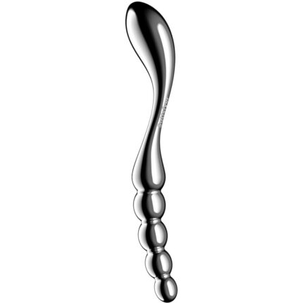 SATISFYER - STAR FORCE 1 DILDO ACERO INOXIDABLE DOBLE USO - sexbliss - Foto 1