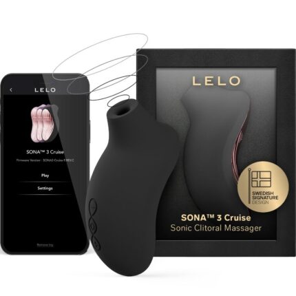 LELO - SONA 3 CRUISE MASAJEADOR SÓNICO DE CLÍTORIS NEGRO - sexbliss - Foto 1