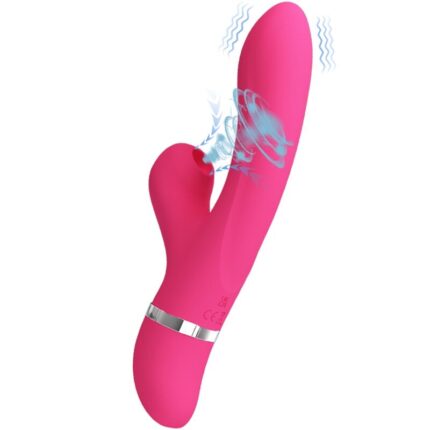 PRETTY LOVE - WILLOW VIBRADOR Y SUCCIONADOR RABBIT - sexbliss - Foto 1