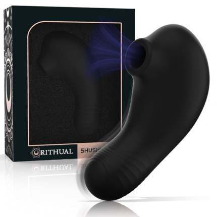 RITHUAL - SHUSHU PRO POCKET ESTIMULADOR CLITORIS 2 POTENTES MOTORES AZABACHE - sexbliss - Foto 1