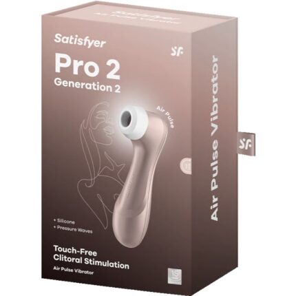 SATISFYER - PRO 2 NUEVA GENERACIÓN 2 VIBRADOR AIR PULSE - sexbliss - Foto 1