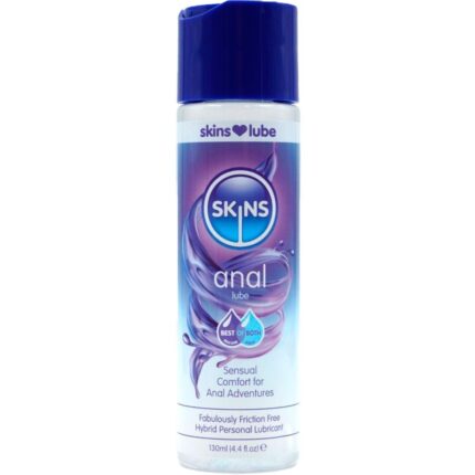 SKINS - ANAL LUBRICANTE HÍBRIDO BASE DE AGUA & SILICONA 130 ML - sexbliss - Foto 1