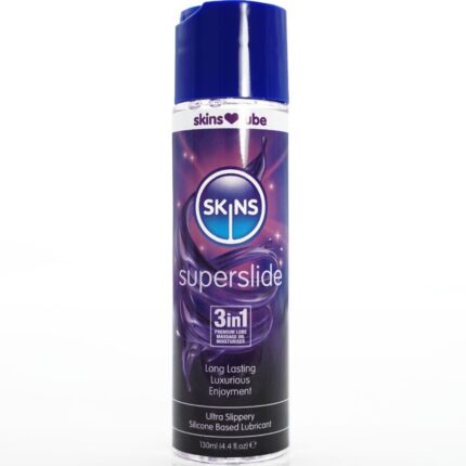 SKINS - SUPERSLIDE LUBRICANTE BASE DE SILICONA 130 ML - sexbliss - Foto 1