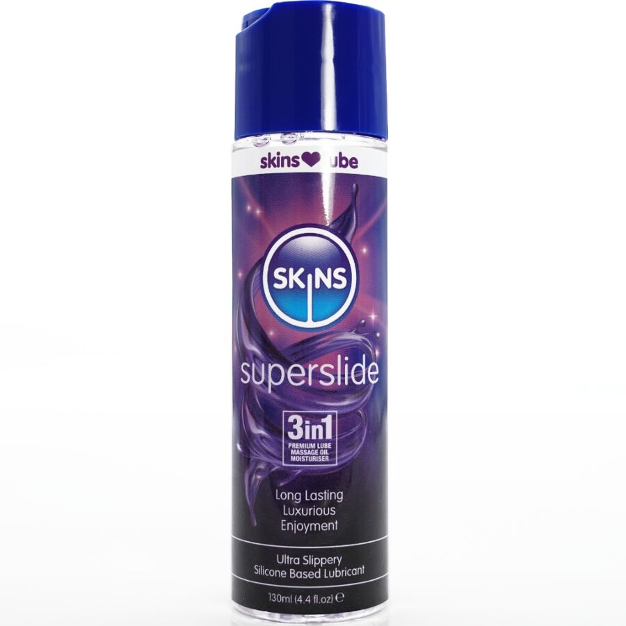 SKINS - SUPERSLIDE LUBRICANTE BASE DE SILICONA 130 ML - Foto 1 SKINS - SUPERSLIDE LUBRICANTE BASE DE SILICONA 130 ML - sexbliss - Foto 1