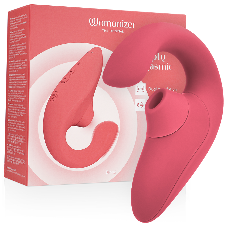 WOMANIZER - BLEND ESTIMULADOR VIBRADOR RABBIT ROSA - Foto 1 WOMANIZER - BLEND ESTIMULADOR VIBRADOR RABBIT ROSA - sexbliss - Foto 1