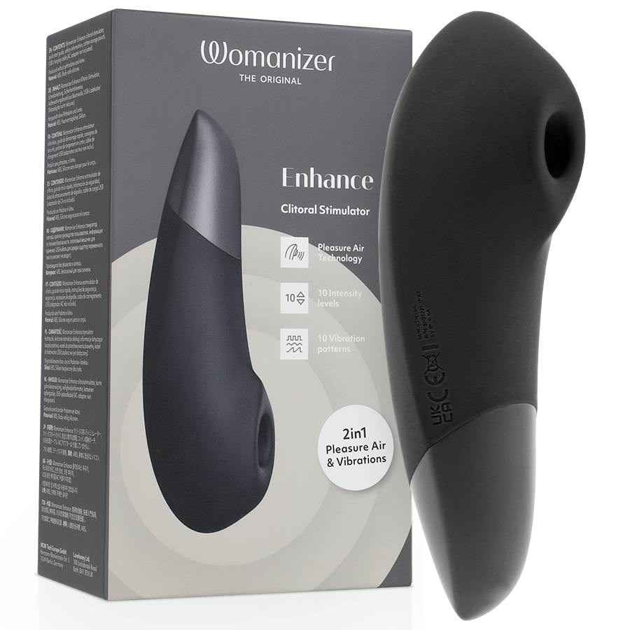 WOMANIZER - ENHANCE ESTIMULADOR DE CLITORÍS NEGRO - Foto 1 WOMANIZER - ENHANCE ESTIMULADOR DE CLITORÍS NEGRO - sexbliss - Foto 1
