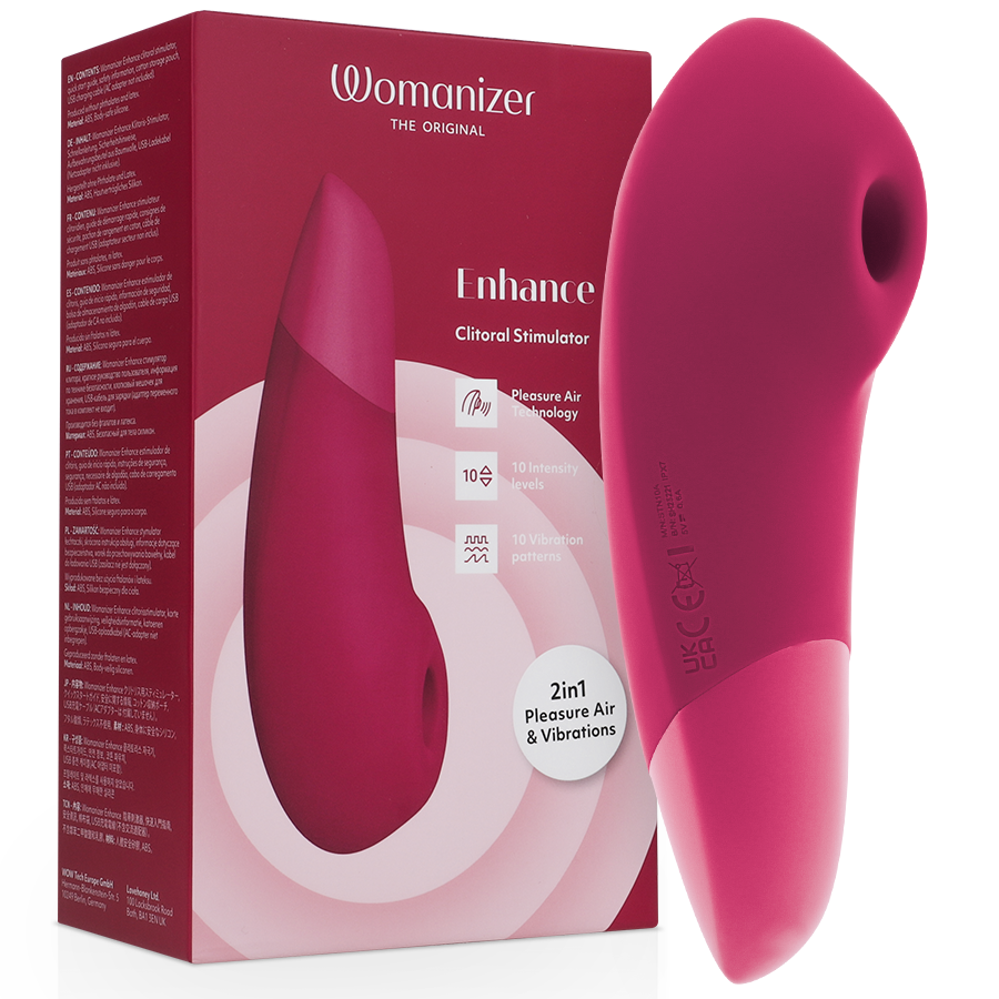 WOMANIZER - ENHANCE ESTIMULADOR DE CLITORÍS ROSA VIBRANTE - Foto 1 WOMANIZER - ENHANCE ESTIMULADOR DE CLITORÍS ROSA VIBRANTE - sexbliss - Foto 1
