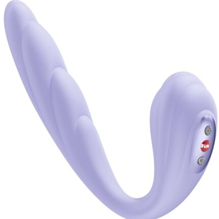 FUN FACTORY - VIVACE DOBLE VIBRADOR INSERTABLE AIR PULSE VIOLETA - sexbliss - Foto 1
