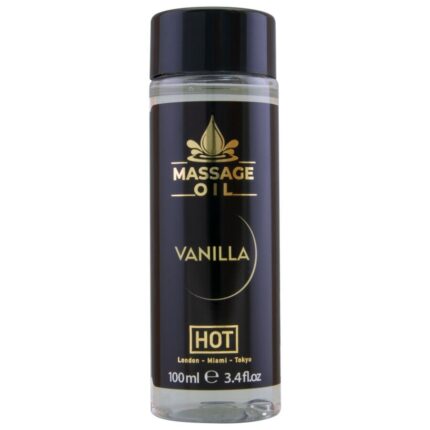 HOT - ACEITE DE MASAJE VAINILLA 100 ML - sexbliss - Foto 1