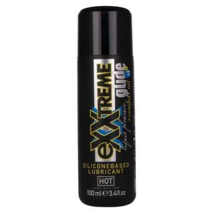 HOT - EXXTREME GLIDE LUBRICANTE BASE SILICONA + ACEITE CONFORT A+ 100 ML - sexbliss - Foto 1