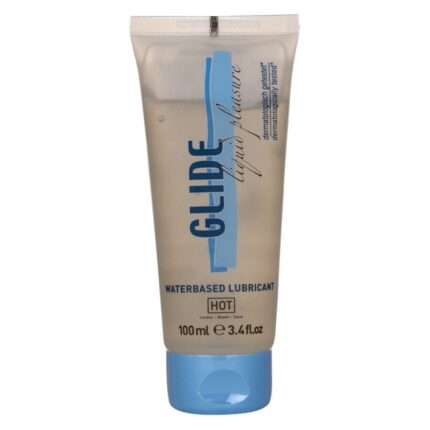 HOT - GLIDE LIQUID PLEASURE LUBRICANTE BASE AGUA 100 ML - sexbliss - Foto 1
