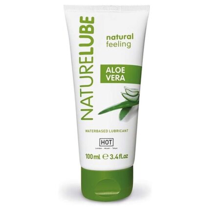 HOT - NATURE LUBE LUBRICANTE BASE AGUA ALOE VERA 100 ML - sexbliss - Foto 1