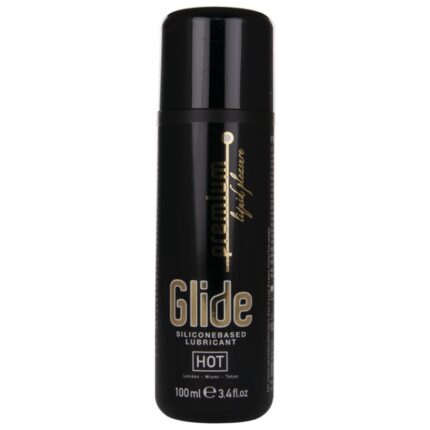 HOT - PREMIUM SILICONE GLIDE LUBRICANTE BASE SILICONA 100 ML - sexbliss - Foto 1