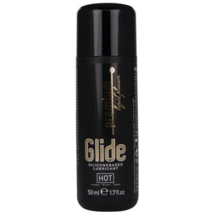 HOT - PREMIUM SILICONE GLIDE LUBRICANTE BASE SILICONA 50 ML - sexbliss - Foto 1