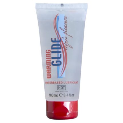 HOT - WARMING GLIDE LIQUID PLEASURE LUBRICANTE BASE AGUA EFECTO CALOR 100 ML - sexbliss - Foto 1