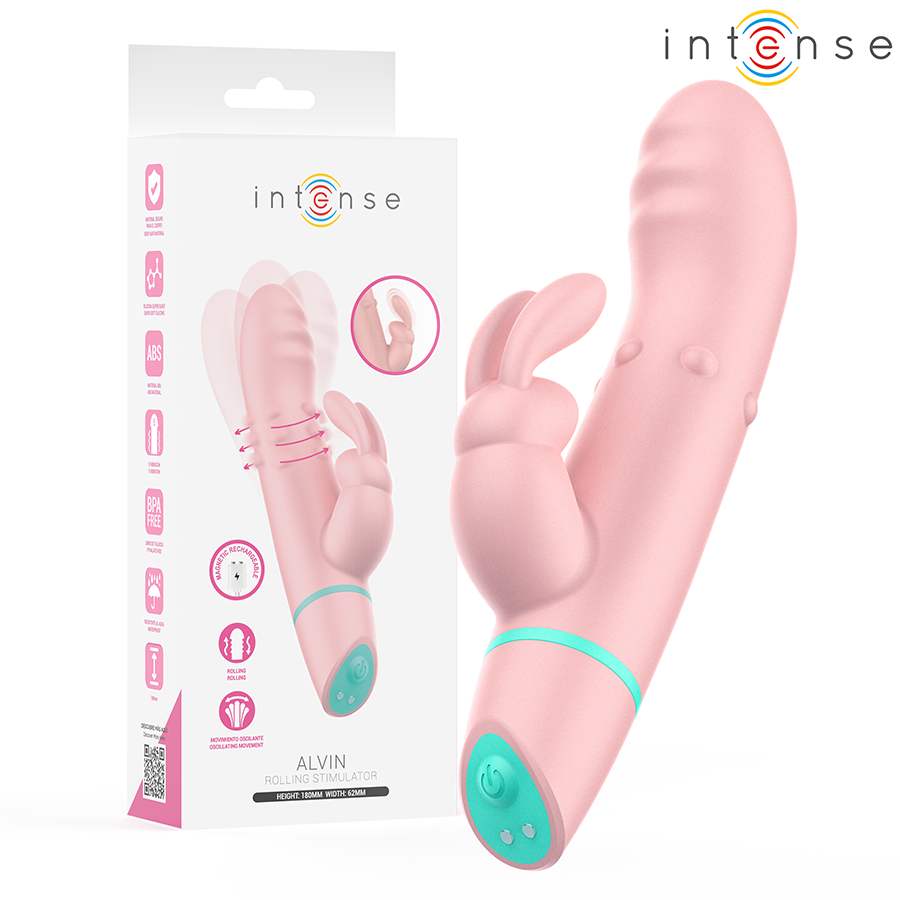 INTENSE - ALVIN ESTIMULADOR RABBIT & VIBRADOR ROLLING + OSCILANTE - Foto 1 INTENSE - ALVIN ESTIMULADOR RABBIT & VIBRADOR ROLLING + OSCILANTE - sexbliss - Foto 1