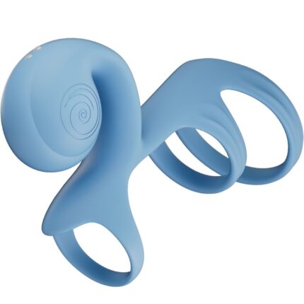 SNAIL VIBE - JOVI ARC ANILLO DE PAREJA CONTROL REMOTO AZUL - sexbliss - Foto 1
