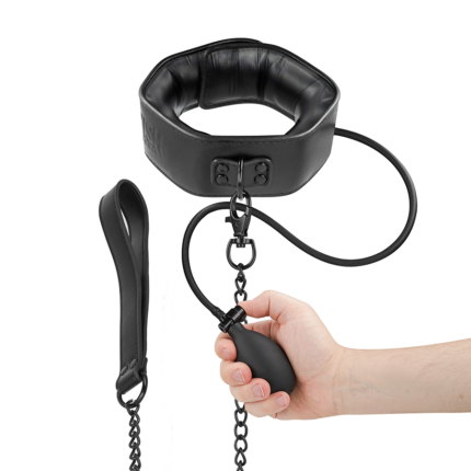 FETISH SUBMISSIVE BONDAGE - COLLAR BONDAGE INFLABLE CON TIRADOR - sexbliss - Foto 1