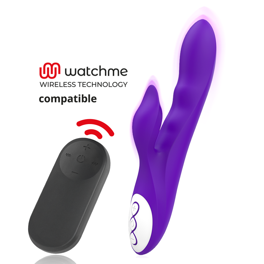 GALATEA - GALO VIBRADOR LILA + MANDO CONTROL REMOTO WATCHME - sexbliss - Foto 1
