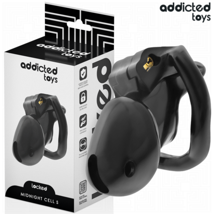 ADDICTED TOYS LOCKED - MINDNIGHT CELL PENIS CAGE SIZE S - sexbliss - Foto 1