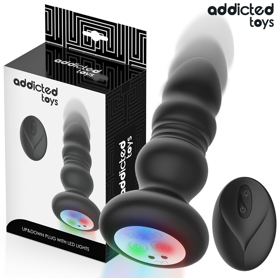ADDICTED TOYS - THRUSTING VIBRATING ANAL PLUG ADDICTED TOYS - THRUSTING VIBRATING ANAL PLUG