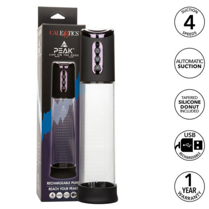 CALEXOTICS - PEAK 4-SPEED SUCTION PUMP BLACK - sexbliss - Foto 1
