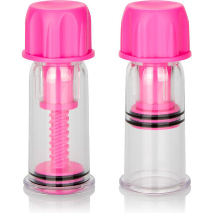 CALEXOTICS - VACCUM TWIST PINK NIPPLE SUCTION CUP - sexbliss - Foto 1