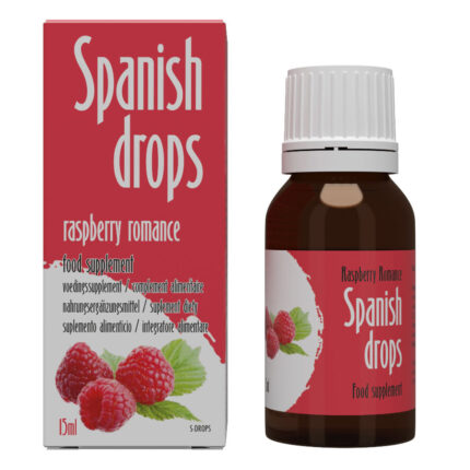 COBECO - SPANISH DROPS RASPBERRY ROMANCE 15 ML - sexbliss - Foto 1