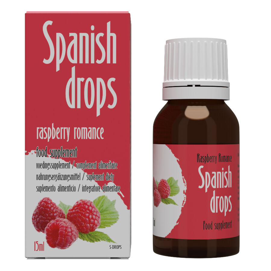 COBECO - SPANISH DROPS RASPBERRY ROMANCE 15 ML - Foto 1 COBECO - SPANISH DROPS RASPBERRY ROMANCE 15 ML - sexbliss - Foto 1